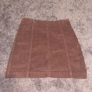 Free People Brown Pencil Skirt